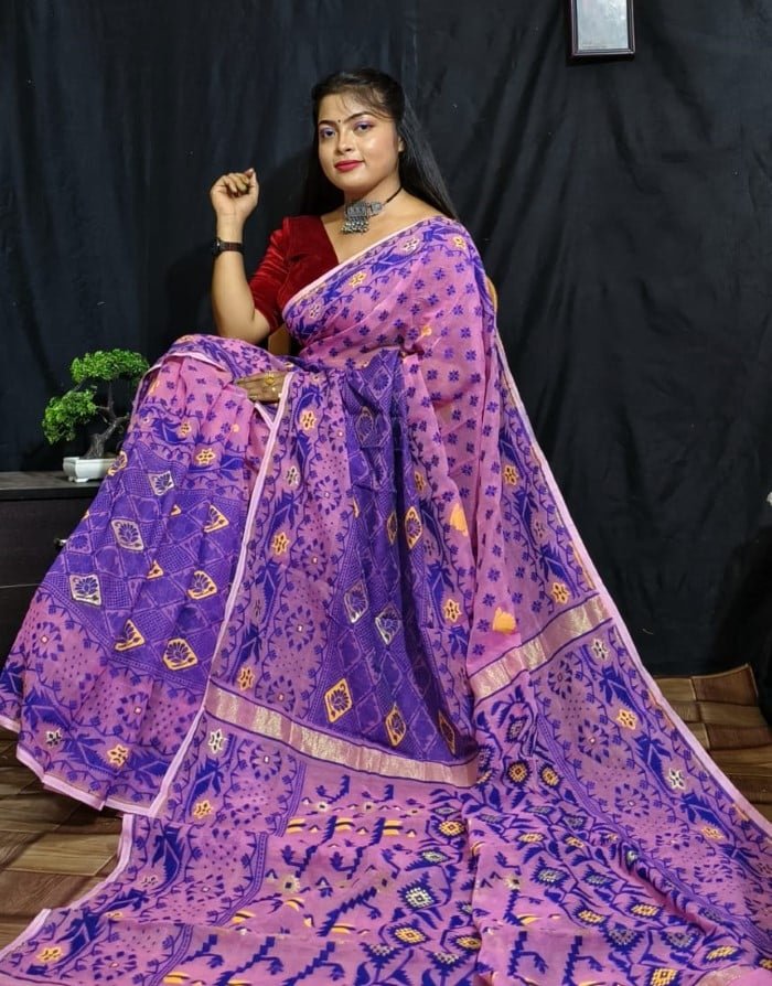 Pashmina Banarasi Silk Saree (adi74619)